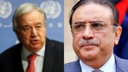 انتونیو گوتریس سے ملاقات، صدر زرداری کی خود مختار فلسطینی ریاست کے قیام پر زور