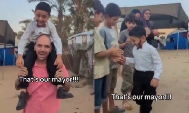 سوٹ بوٹ میں ننھا فلسطینی زہران ممدانی ، ویڈیو وائرل