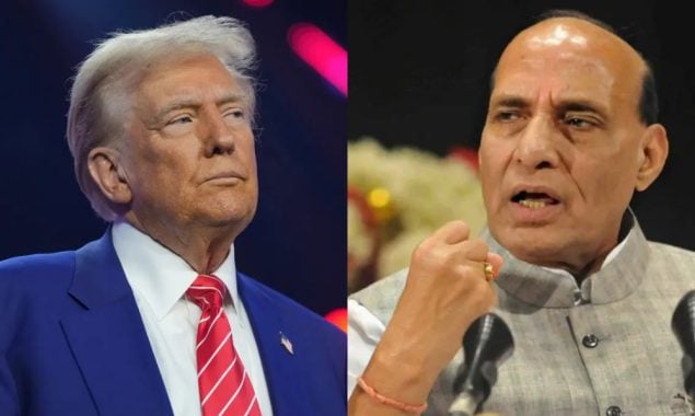 پاکستان سے سیزفائر امریکا کے دباؤ پر نہیں خود کیا، راجناتھ سنگھ ، ٹرمپ کا دعویٰ مسترد