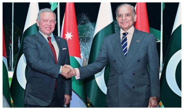 شہبازشریف سے اردان کے بادشاہ کی ملاقات، غزہ سے متعلق اصولی موقف سے پیچھے نہ ہٹنے پر اتفاق