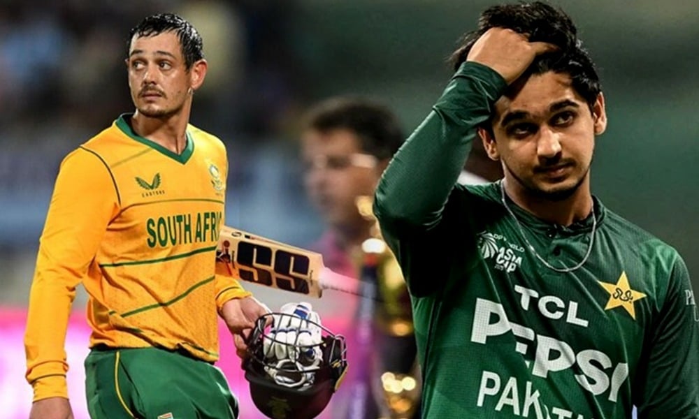 جنوبی افریقی بیٹر ڈی کوک اور صائم ایوب کے ناپسندہ ترین ریکارڈ