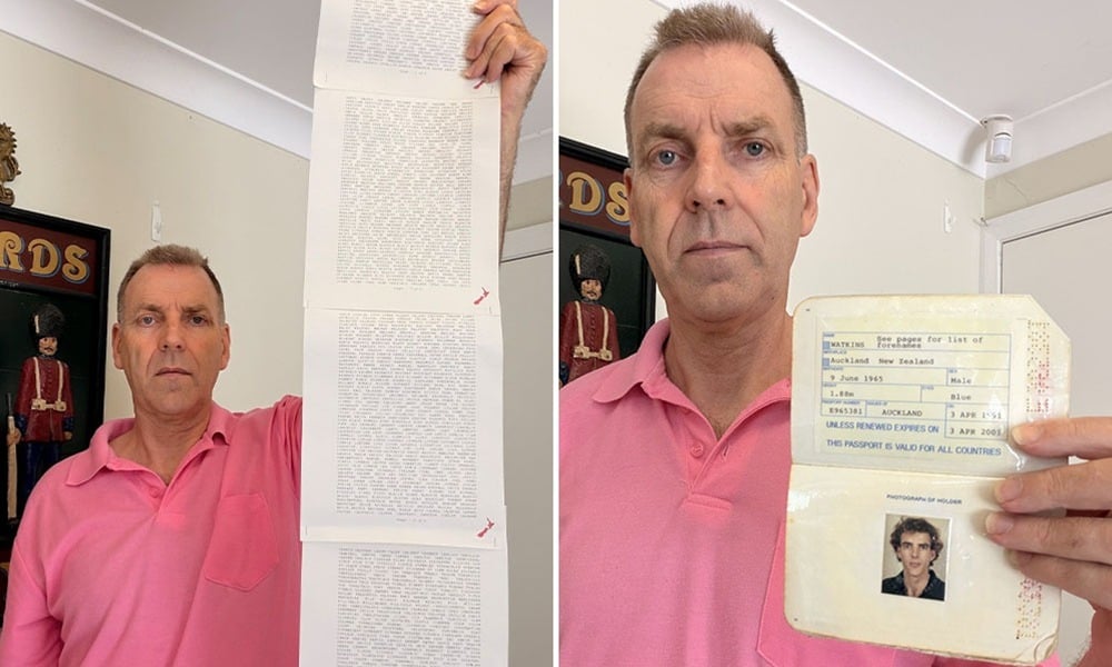 آسٹریلوی شخص نے دنیا کا طویل نام رکھنے پر عالمی اپنے نام کر لیا