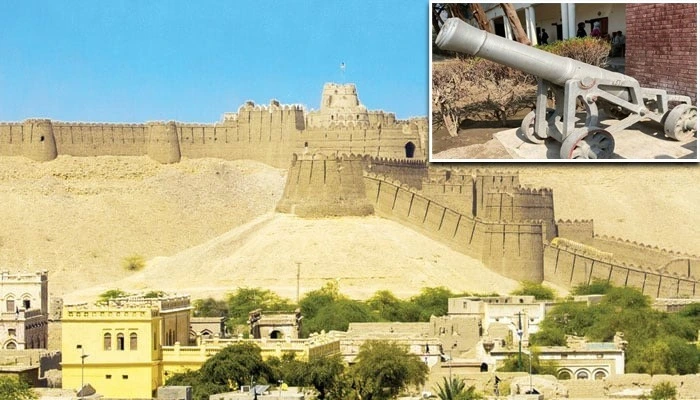 سندھ میں آثار قدیمہ بھی غیر محفوظ، چور کوٹ ڈیجی قلعہ سے تاریخی توپ لے اڑے