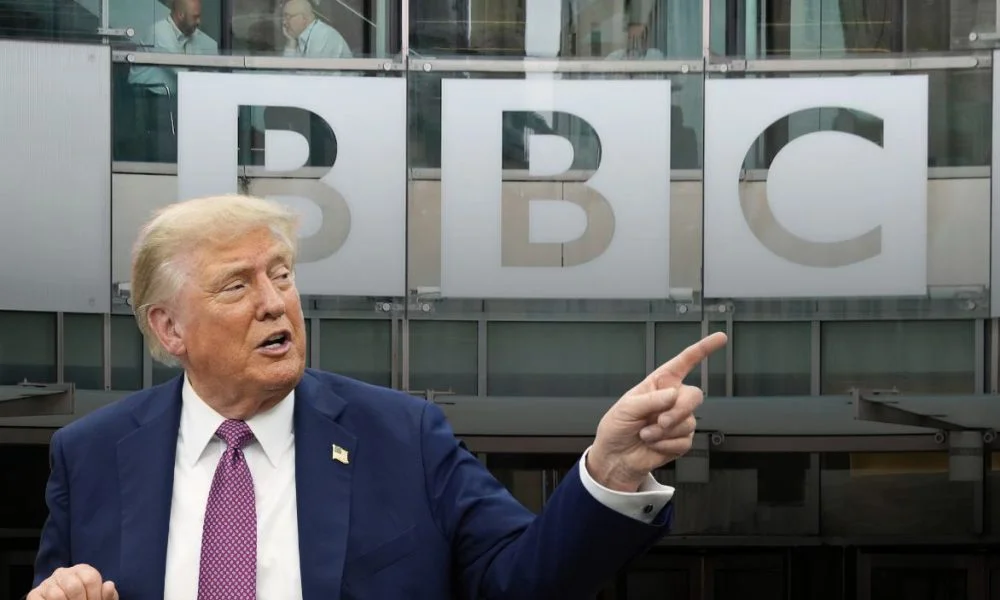ٹرمپ کا برطانوی نشریاتی ادارے پر 5 ارب ڈالرز تک کا مقدمہ دائر کرنے کا اعلان