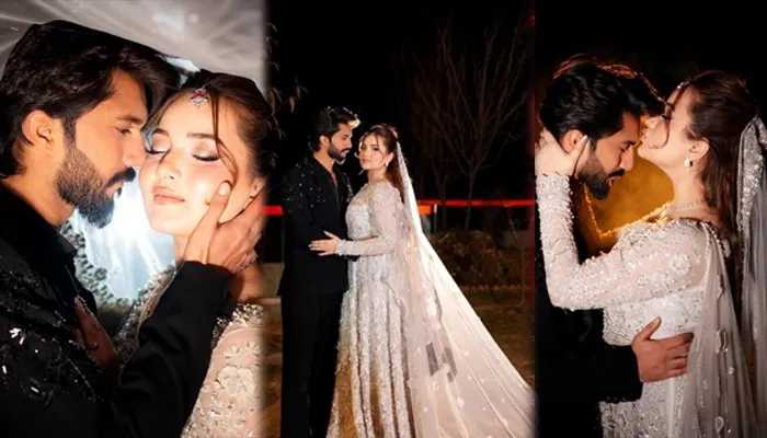 ربیکا خان اور حسین ترین کے ولیمے کی تصاویر و ویڈیوز وائرل