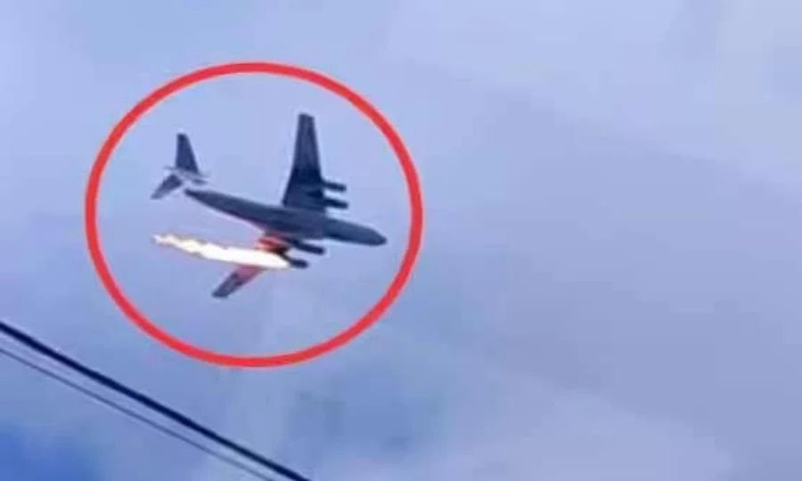 روس کا فوجی ٹرانسپورٹ طیارہ گر کر تباہ