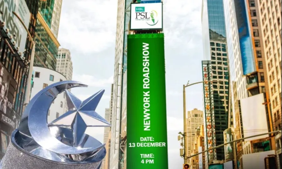 پی ایس ایل کا روڈ شو آج نیویارک میں سجنے کو تیار