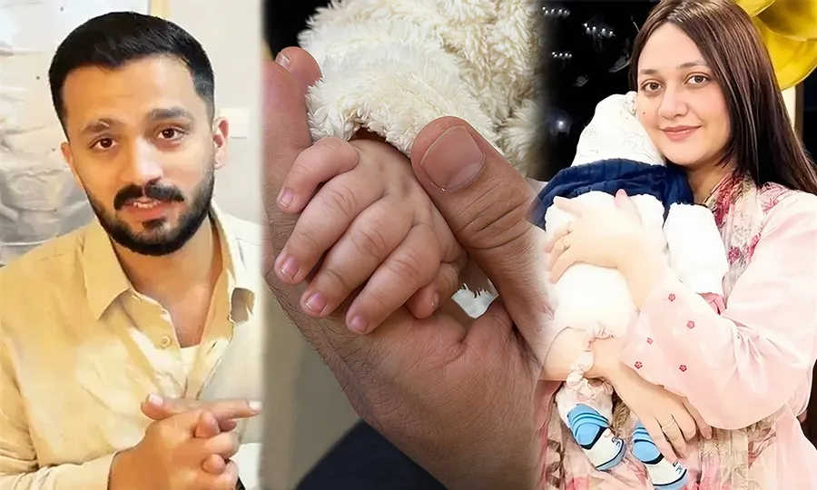 پہلی ملاقات کا خوشگوار لمحہ؛ رجب بٹ کی بیٹے کیساتھ تصویر وائرل