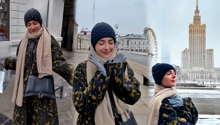 پہلی برفباری کا لطف؛ عائزہ خان کی نئی تصاویر سوشل میڈیا پر وائرل