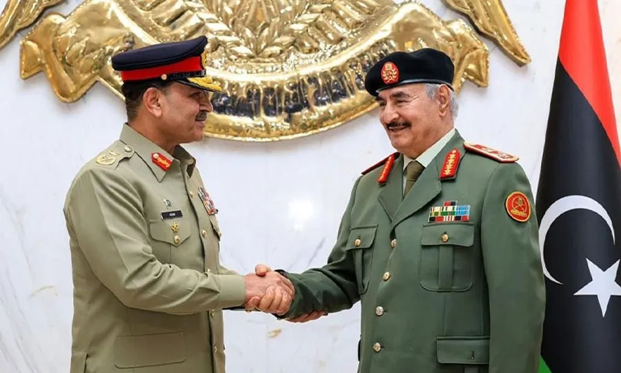 فیلڈ مارشل سید عاصم منیر کا لیبیا کا سرکاری دورہ، دفاعی تعاون پر تبادلہ خیال