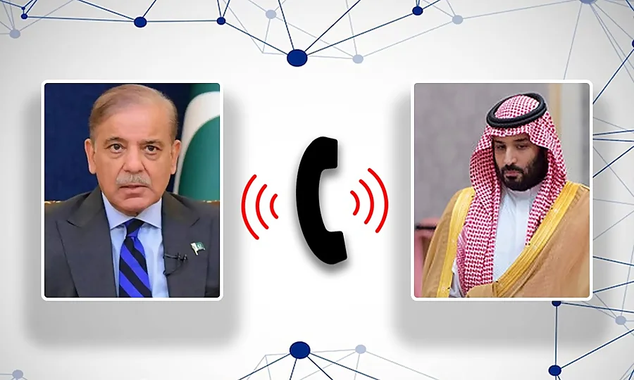 وزیراعظم اور سعودی ولی عہد کا ٹیلیفونک رابطہ، تعلقات مزید مضبوط بنانے کے عزم کا اعادہ