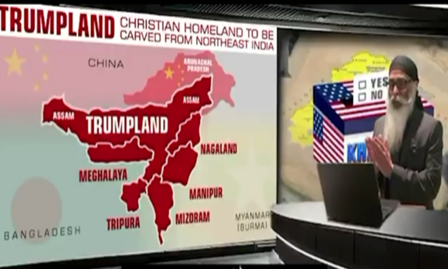 بھارت میں عیسائیوں کے لیے محفوظ وطن "ٹرمپ لینڈ" کا مطالبہ