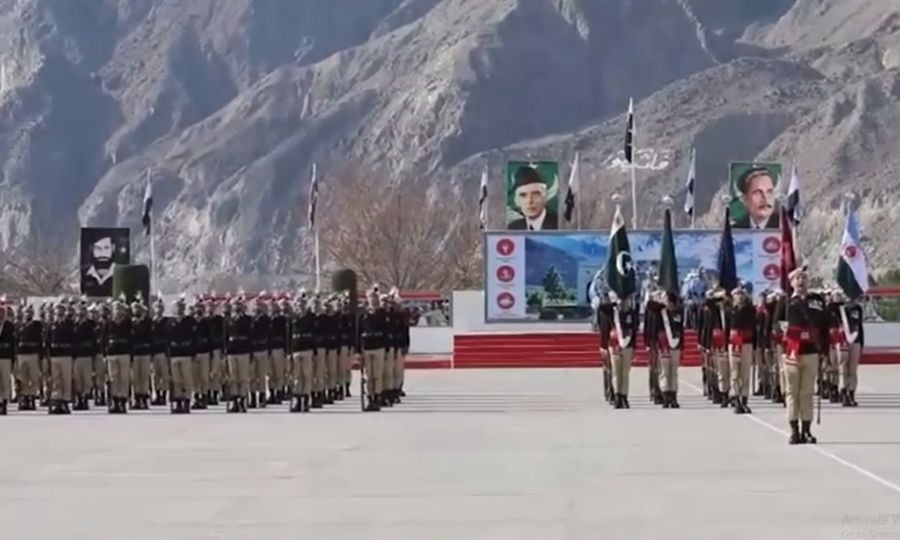 ناردرن لائٹ انفنٹری کے 21ویں بی ایم ٹی بیچ کی شاندار پاسنگ آؤٹ تقریب