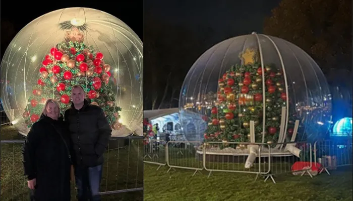 ایک لاکھ غباروں سے بنے اس کرسمس ٹری کی انوکھی بات کیا ہے؟