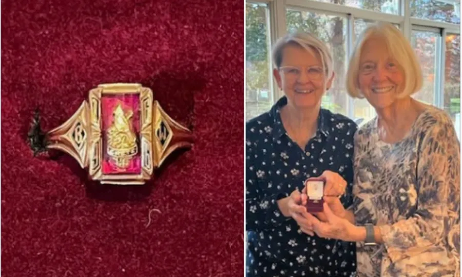 کئی دہائیوں قبل گم ہونے والی انگوٹھی اصل مالک کو لوٹا دی گئی