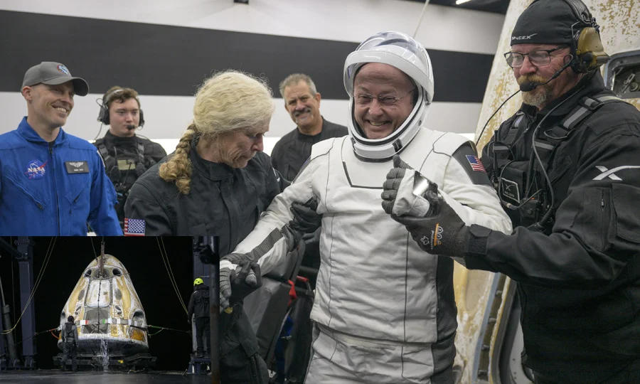 طبی مسائل کے بعد خلاباز مشن ختم کرکے جلد واپس زمین پر پہنچ گئے