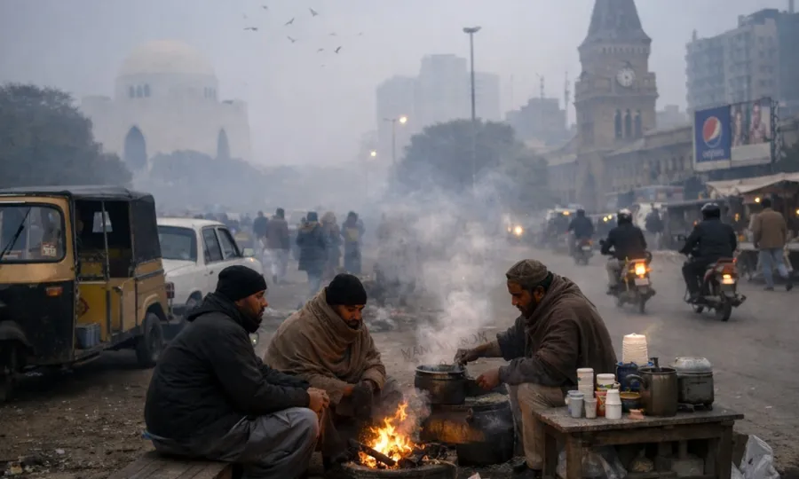 کراچی میں سرد ہواؤں کا راج؛ کیا آج بارش ہوگی؟
