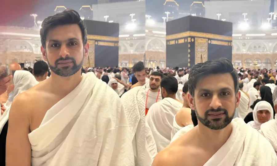 شعیب ملک نے عمرے کی سعادت حاصل کرلی