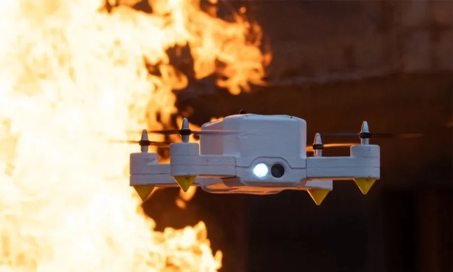 شدید حرارت برداشت کرنے والا نیا فائرفائٹر ڈرون تیار