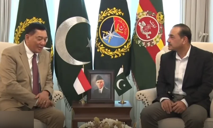 انڈونیشین وزیر دفاع کی جی ایچ کیو آمد، فیلڈ مارشل سے اہم ملاقات