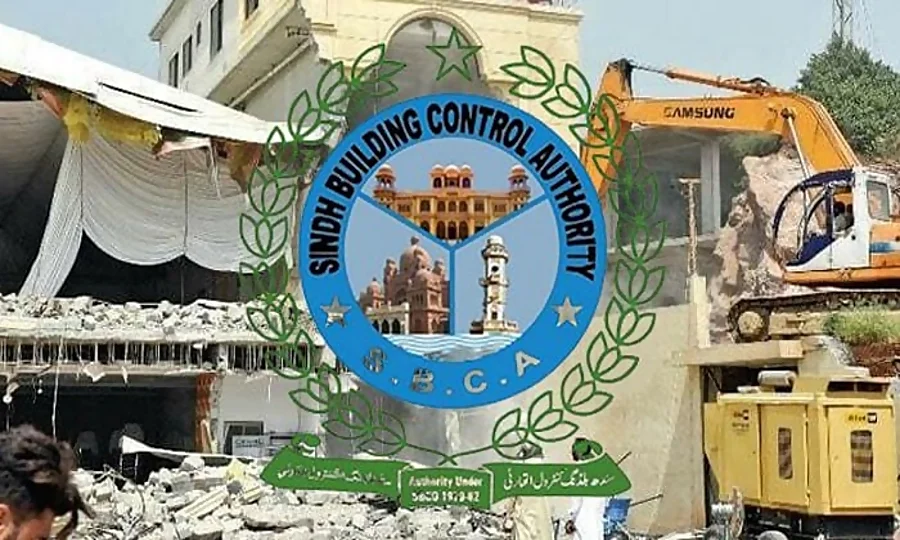 کراچی، ایس بی سی اے کا شہر بھر میں غیر قانونی تعمیرات کے خلاف کریک ڈاؤن