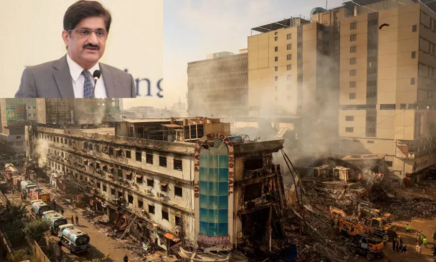 وزیر اعلیٰ سندھ کا دو سال میں گل پلازہ تیار کرکے تاجروں کے حوالے کرنے کا اعلان