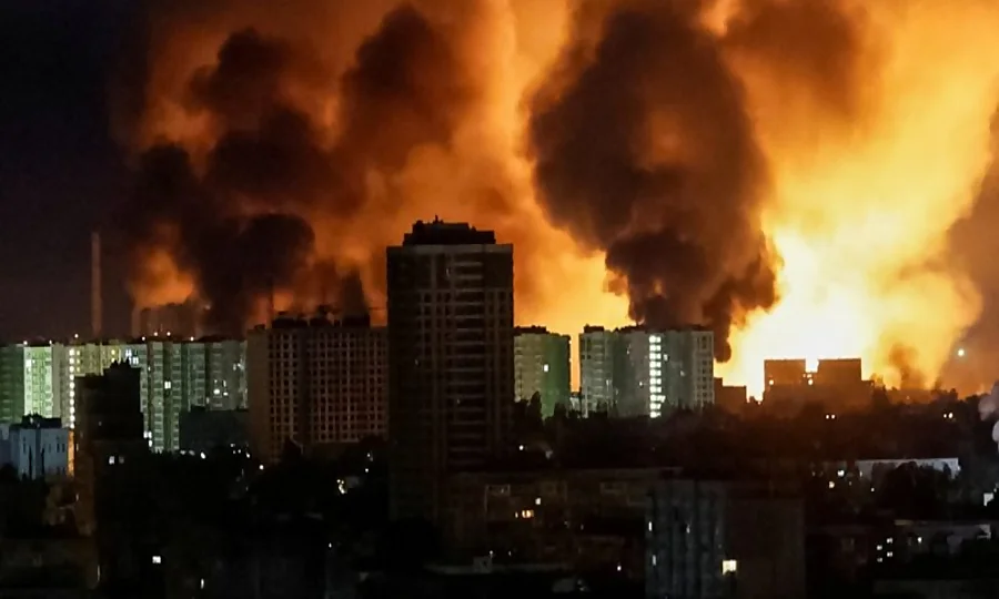 روس کا میزائل اور ڈرونز سے یوکرین کی فوجی تنصیبات پر بڑا حملہ