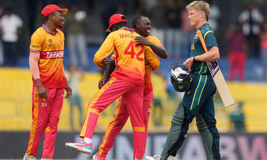 آسٹریلیا ٹی ٹوئنٹی ورلڈکپ سے باہر، زمبابوے سپر 8 مرحلے میں پہنچ گئی