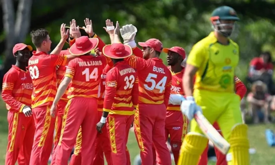 ٹی20 ورلڈکپ کا سب سے بڑا اپ سیٹ ،زمبابوے کے ہاتھوں آسٹریلیا کوشکست