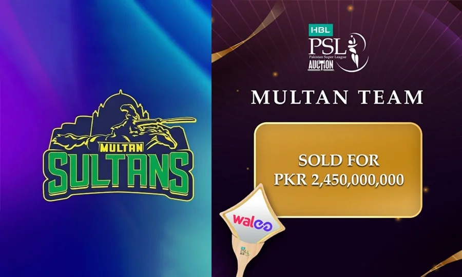 ولی ٹیک نے ملتان سلطانز 2 ارب 45 کروڑ روپے میں خرید لی