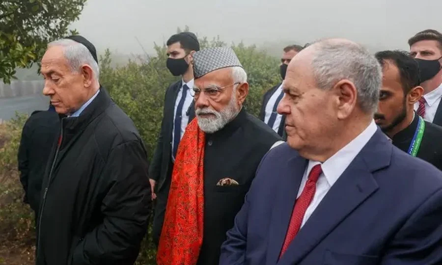 مودی کا اسرائیل کا دورہ، مشرق وسطیٰ میں حالات کشیدہ