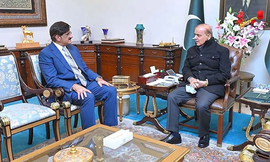 وزیراعظم شہباز شریف سے وزیراعلیٰ سندھ مراد علی شاہ کی اہم ملاقات