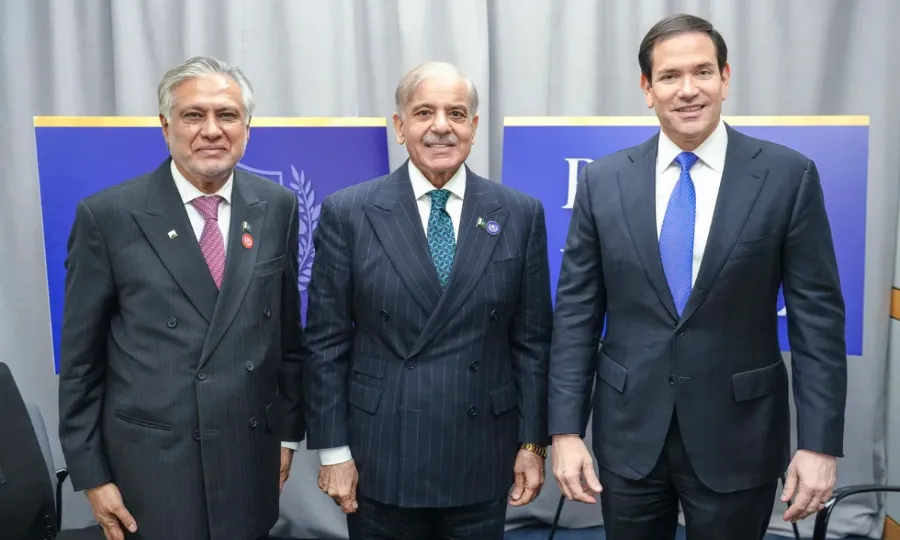 وزیراعظم شہباز شریف سے امریکی وزیر خارجہ مارکو روبیو کی اہم ملاقات