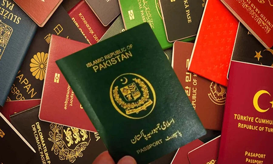 طاقتور پاسپورٹس کی نئی فہرست جاری، پاکستان کی درجہ بندی میں بہتری