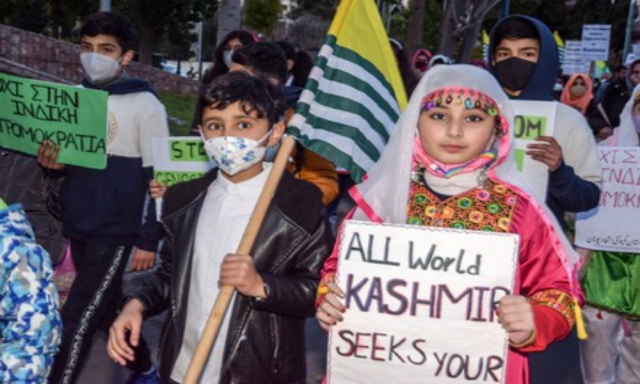 خراب موسم نہ روک سکا آوازِ کشمیر، ایتھنز میں حقِ خودارادیت کا گونجتا مطالبہ