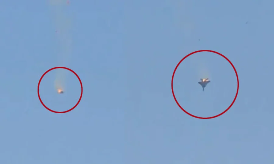 کویت میں امریکی لڑاکا طیارہ گر کر تباہ، ویڈیو وائرل