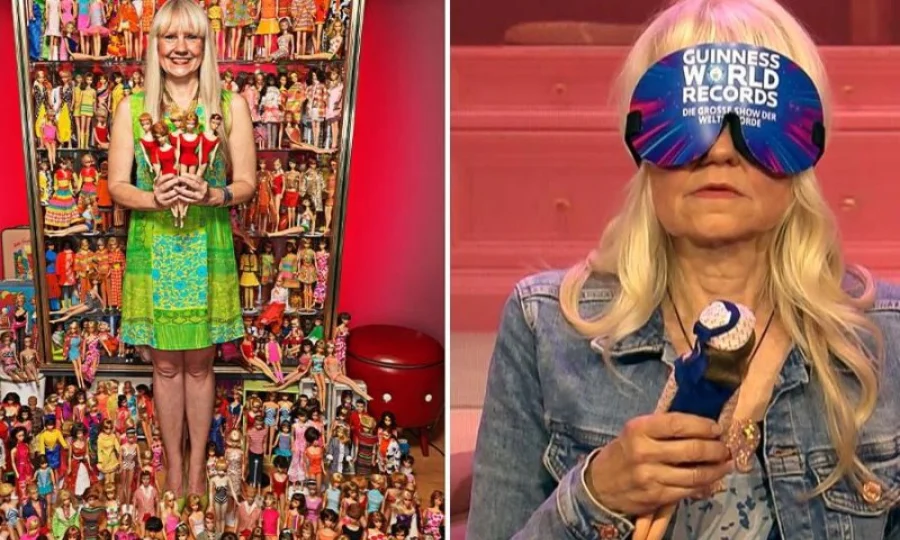 جرمن خاتون نے بند آنکھوں سے باربی ڈول پہچان کر عالمی اعزاز اپنے نام کرلیا