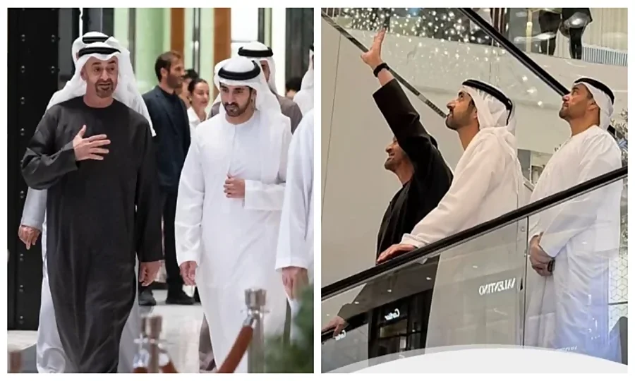 دبئی، صدر شیخ محمد بن زاید اور ولی عہد شیخ حمدان عوام کے درمیان پہنچ گئے