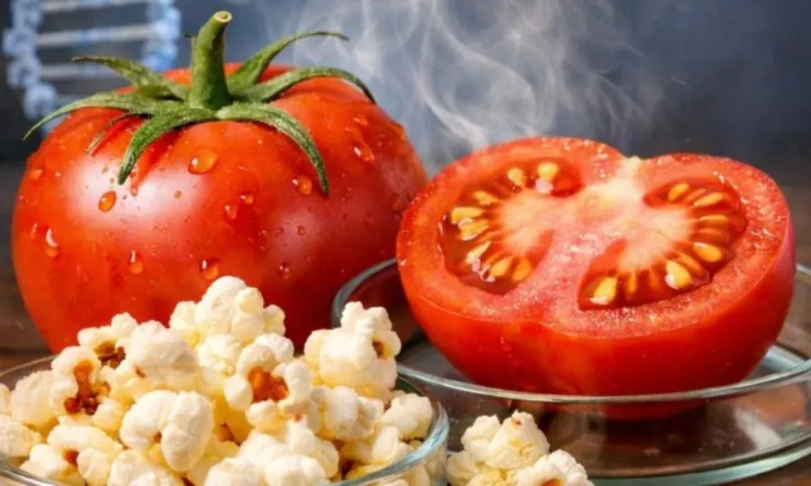 بٹر پاپ کارن کی مہک رکھنے والا انوکھا ٹماٹر تیار