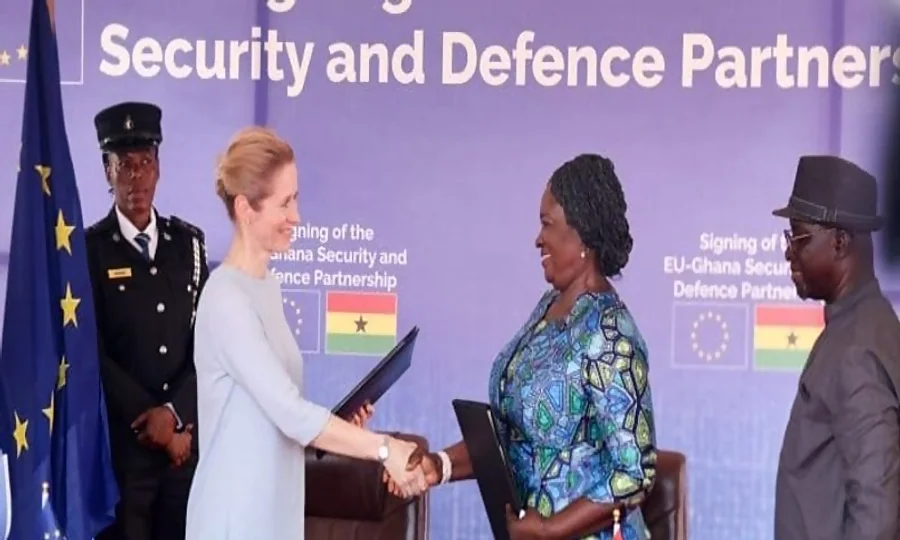 گھانا یورپی یونین کے ساتھ دفاعی شراکت داری کرنے والا پہلا افریقی ملک بن گیا