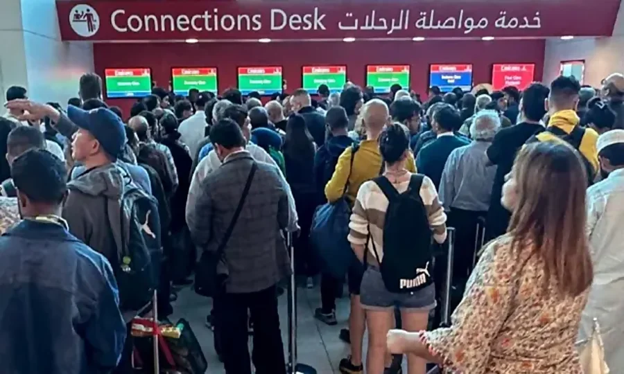 یو اے ای میں پھنسے 20 ہزار سے زائد مسافروں کو مفت رہائش اور کھانے کی سہولت