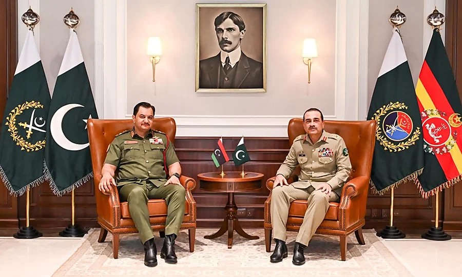Libya's Deputy Commander-in-Chief visits GHQ Rawalpindi, holds important meeting with Field Marshal Asim Munir