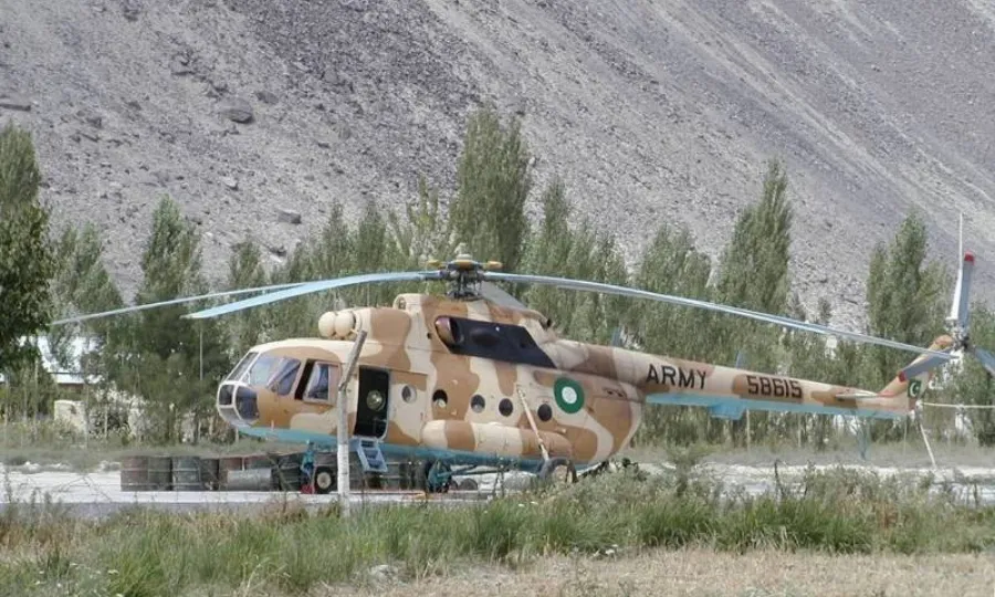 پاکستان آرمی ایوی ایشن کا ایم آئی 17 ہیلی کاپٹر کریش، تمام اہلکار شہید، آئی ایس پی آر
