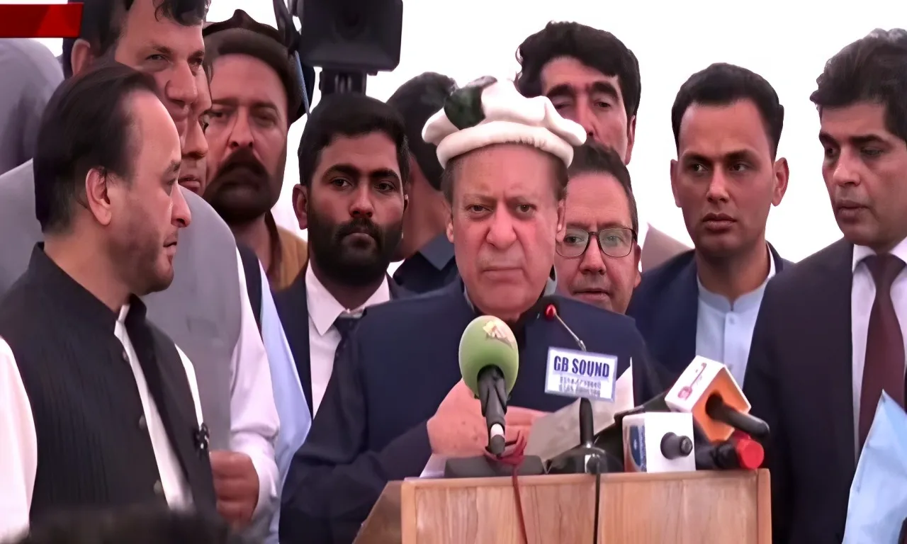 ووٹ دیں یا نہیں پھر بھی گلگت بلتستان کے مسائل حل کریں گے، نواز شریف