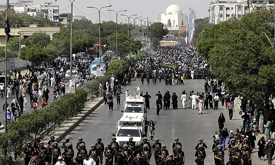 یوم عاشورہ کے موقع پر شہر قائد کے لیے ٹریفک پلان جاری کر دیا گیا