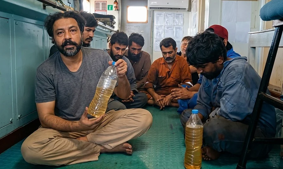 یرغمال پاکستانی گندا پانی پینے اور ایک وقت کے کھانے پر مجبور، ویڈیو جاری