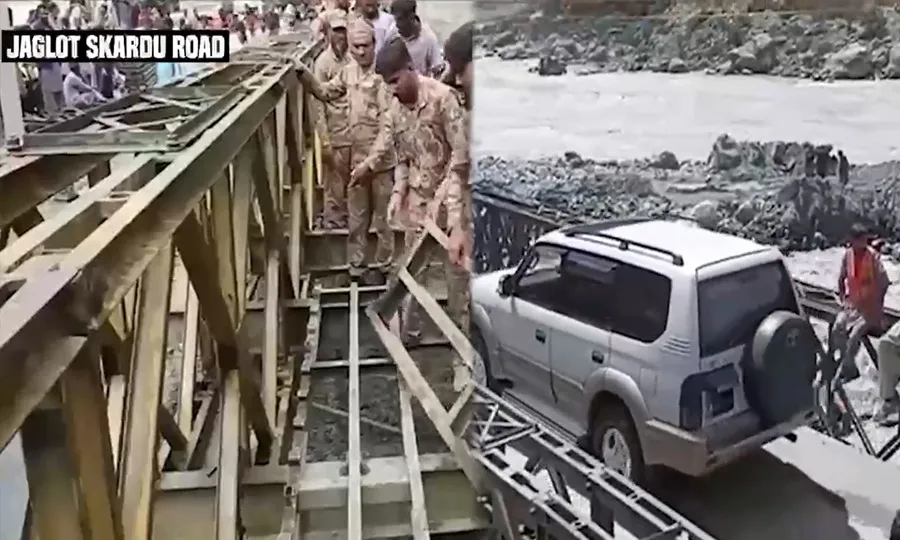 پاک فوج عوامی خدمت میں پیش پیش؛ گلگت جگلوٹ اسکردو روڈ ٹریفک کیلئے بحال