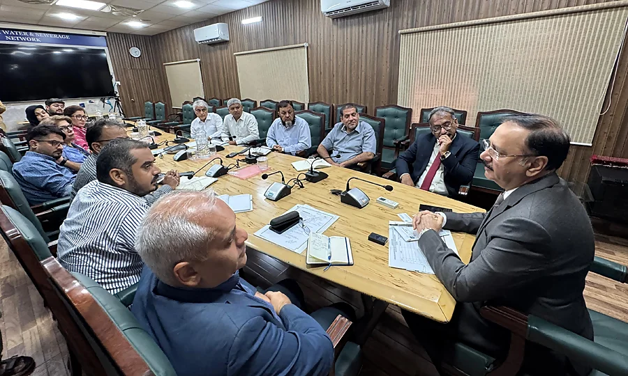 واٹر کارپوریشن میں نیگلیریا کی روک تھام کے لیے اعلیٰ سطحی اجلاس