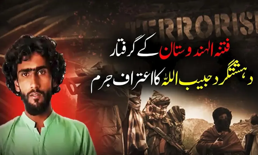 سیکیورٹی فورسز کے آپریشن میں گرفتار فتنہ الہندوستان کے دہشتگرد کے اہم انکشافات