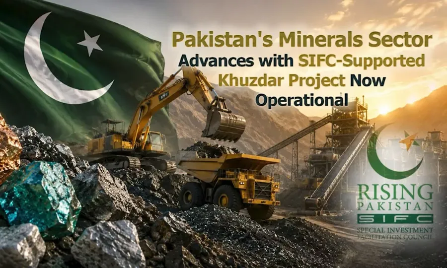 پاکستان کے معدنی شعبے میں نئی پیش رفت، ایس آئی ایف سی کی معاونت سے خضدار منصوبہ فعال